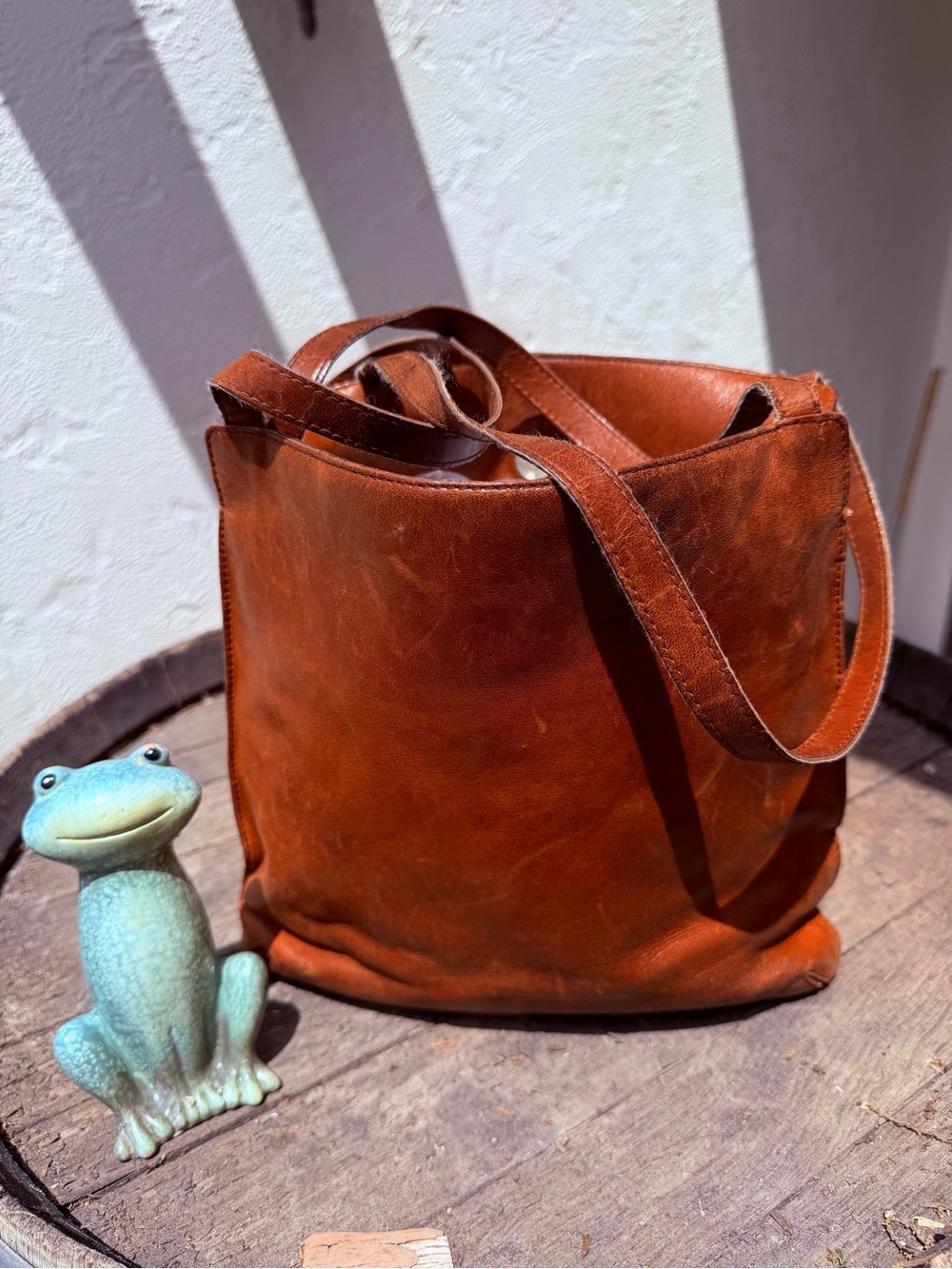 Bottega Veneta Woven Leather Crossbody — Cognac - Picture 3 of 16
